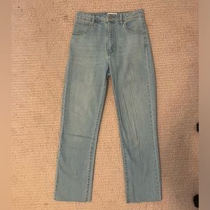 Rolla high rise straight jeans